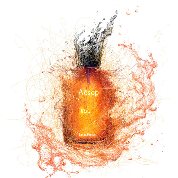 pen drawing of aesop perfume